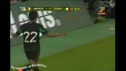 International friendly match: Italy vs Mexico 2:1 