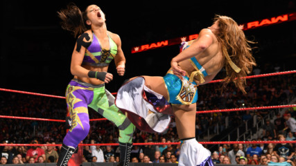 Bayley vs. Mickie James vs. Dana Brooke - Winner Becomes the Fifth Member of Team Raw at Survivor Series: Raw, Nov. 13, 