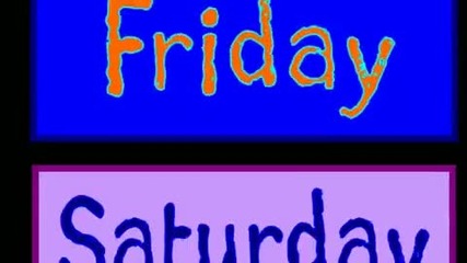 Days Of The Week Song 