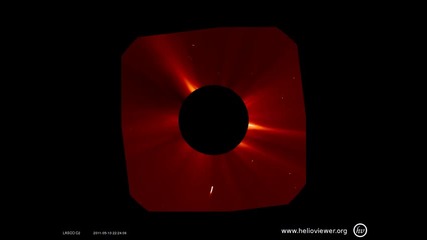Комета удря слънцето 11.05.11_(480p)