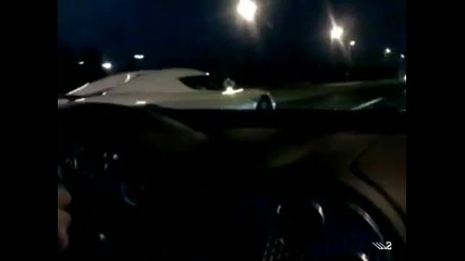 Bugatti Veyron vs Koenigsegg Ccxr улична гонка. 