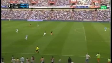Real Valladolid - Valencia Cf 1 - 4 de David Villa