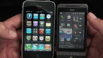 iphone 3gs vs Htc Hero - Dogfight,  Pt 1