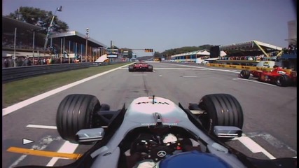 F1 2000 Monza Start Crashes - Alternate and Reverse Angles