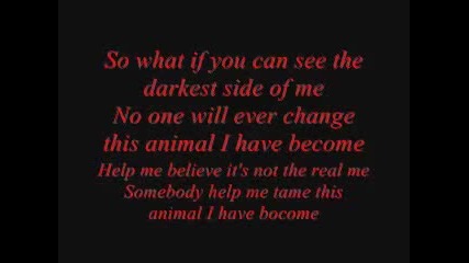 Three Days Grace - Animal I Have Become *с текст*