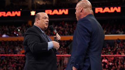 Paul Heyman answers Kurt Angle's ultimatum: Raw, July 16, 2018