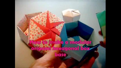How to make an Origami Gift Box Base