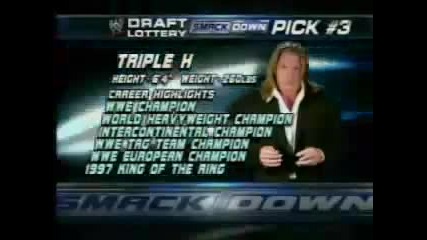 Wwe Raw 2004 John Cena Drafted Triple H To Smackdown