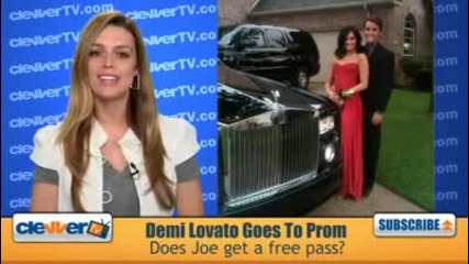 Demi Lovato goes to prom 