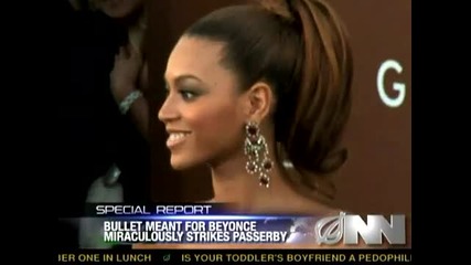 Beyonce Unhurt After Stray Bullet Hits Passerby 