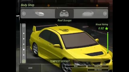 Nfs Underground 2 - Lancer evolution Viii tuning 