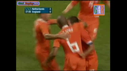 Netherlands - England 2 - 0 (2 - 2,  12 8 2009)