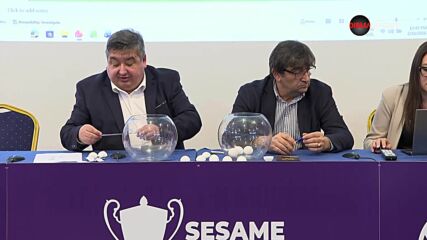 Жребий   за 1/2-финалите на Sesame Купа на България