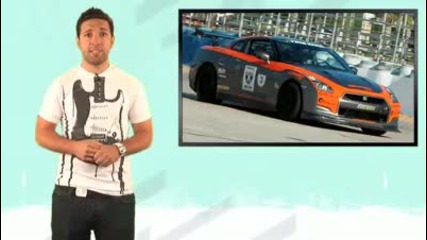 Green Nissan 370z, Gumball 3000, Fiat Coming to America 