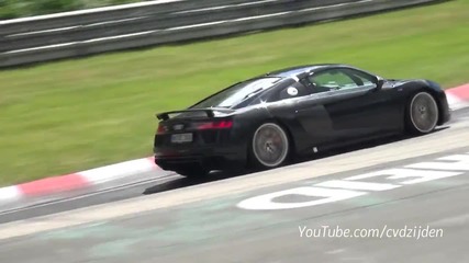 2015 Audi R8 V10 Plus - Full Throttle Exhaust Sounds!