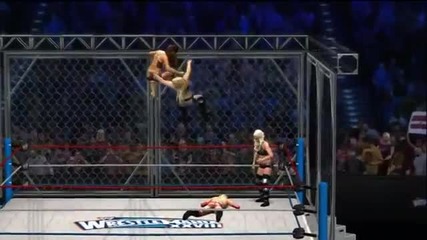 Wwe 12 - Eve vs. Natalya vs. Maryse vs. Michelle Mccool ( Fatal 4-way Steel Cage Match )