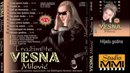 Vesna Milovic - Hiljadu godina (audio 2002)