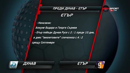Преди Дунав - Етър