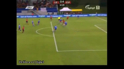 Liechtenstein Vs Spain 0 - 4 - David Silva Goal - September 3 2010 - Euro 2012 Qualifying - [hq]