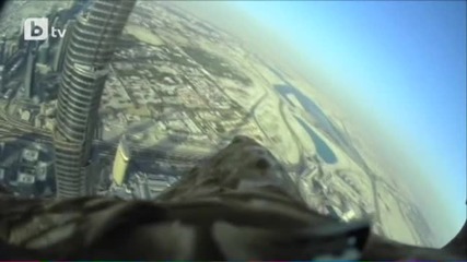 Орел постави световен рекорд за най-висок полет от сграда