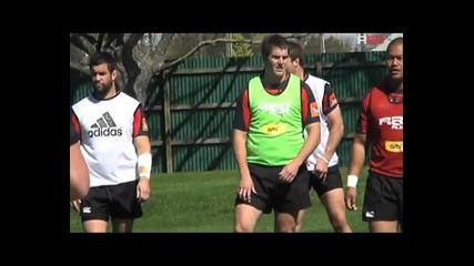 R80 Rugby Coaching : Ruck Defence Drill with Scott Robertson