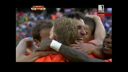 Холандия - Дания 14.06.2010 второ полувреме част 4