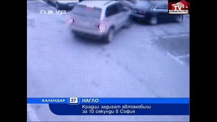 Кражба на кола за 10 секунди в центъра на София 