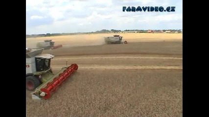 4 Claas Lexion 600 