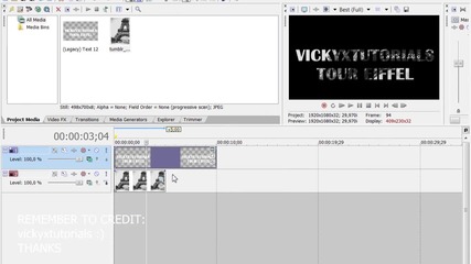 Sony Vegas Text Effect