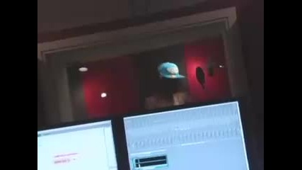 Pimp In The Studio spittin bars