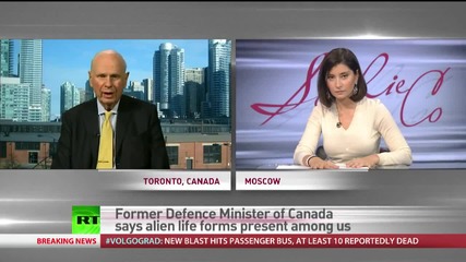 Извънземните съществуват и са между нас Пол Хейлиър е Бивш министър на отбраната на Канада