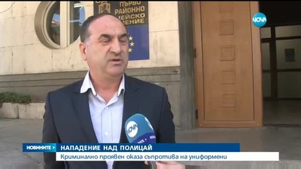 Мъж нападна полицаи с мачете в Бургас