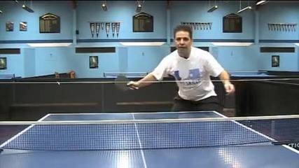 Уроци по тенис на маса - Придържане на топката ниско до мрежата