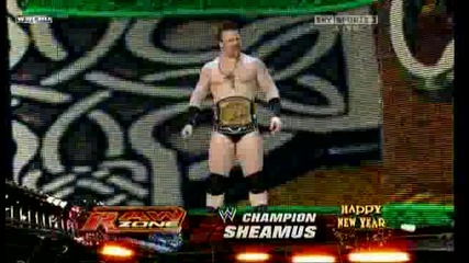 John Cena vs Sheamus [ W W E championship ] | Raw 28/12/09 |