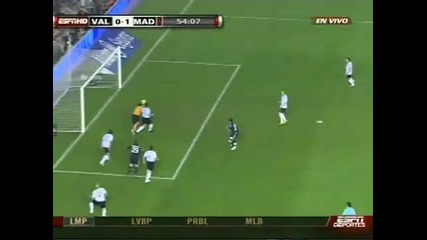 Real Madrid vs Valencia 3 - 2 Full 12.12 2009 