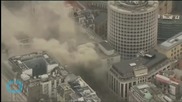 Parts of Central London Still Shut as Fire Smoulders