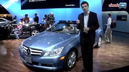 2011 Mercedes E Class Cabriolet @ 2010 Naias Detroit Auto Show 