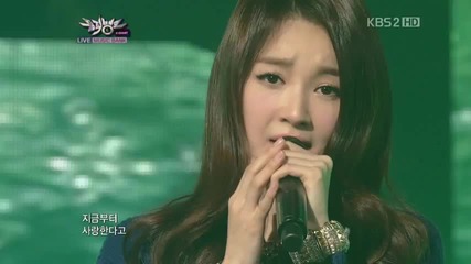 Davichi - I Will Be Missing You @ Music Bank (17.02.2012)
