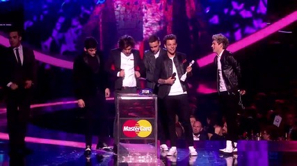 One Direction Wins The Global Success Award _ Brits 2013