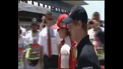Kimi and Vettel Turkish Gp 2009 