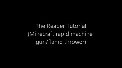 [minecraft] Machine Gun and Flamethrower Tutorial
