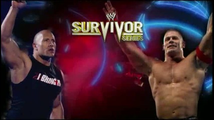 Wwe Джон сина И Скалата на Survaivor Series 2011