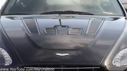 Aston Martin V12 Vantage Sound - Start and Rev