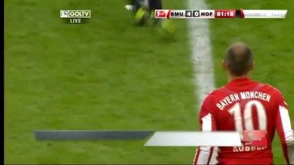 Arjen Robben Super Tor Goal Hoffenheim in Hd 720p 4-0 15.02.2011 [hd]