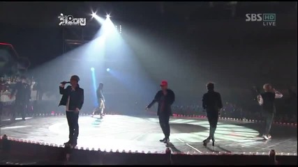 Yoon Mirae , Hoya , Junhyung , Mir , Taecyeon & etc. - Hip Hop Stage @ Sbs Gayo Daejun (29.12.2011)