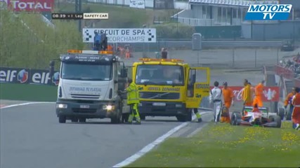 Accident Formule Renault 2.0 Spa 2011