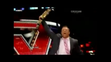 Randy Orton attacks The Miz