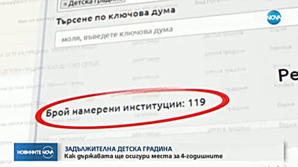 Как държавата ще осигури места в детските градини за 4-годишните?