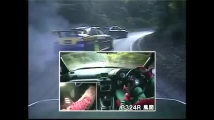 Amazing Japanese Drift (jzx100 vs B324r vs Ae86)