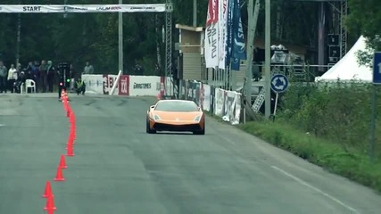 Lamborghini Gallardo разви 400 км. в час за 1 миля и се запали накрая